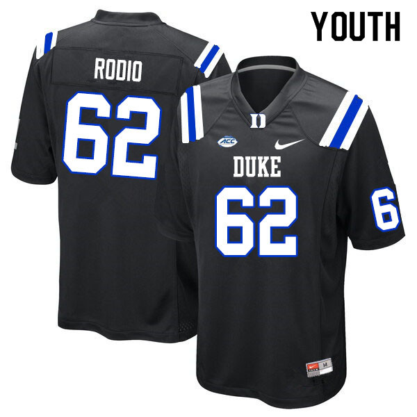 Youth #62 Lee Rodio Duke Blue Devils College Football Jerseys Sale-Black